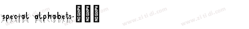 Special Alphabets字体转换